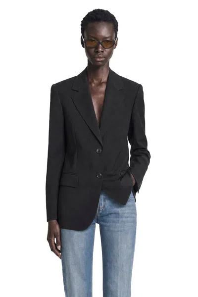 Max Mara Woollen Cloth Blazer In Gray