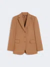 Max Mara Woollen Cloth Blazer In Brown