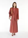 Max Mara Woollen Cloth Blazer In Rust