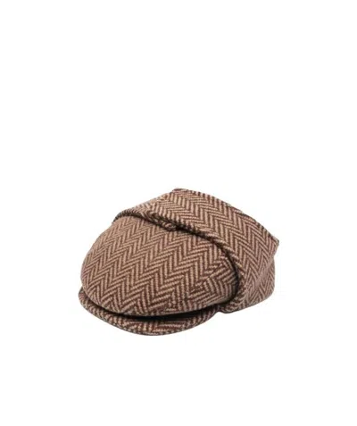 Max Mara Woolly Hat In Brown
