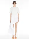 Max Mara Worn-look T-shirt In Optical White