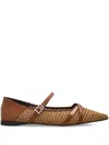 Max Mara Woven Ballerina Shoes