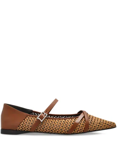 Max Mara Woven Ballerina Shoes