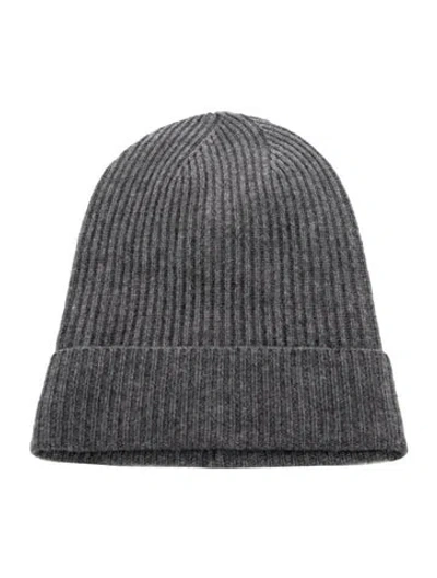 Pre-owned Max Mara Woven Beanie W/tags In Gray