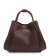 Max Mara Woven Marine Top-handle Bag In Brown