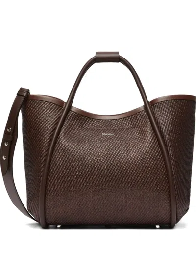 Max Mara Woven Tote Bag