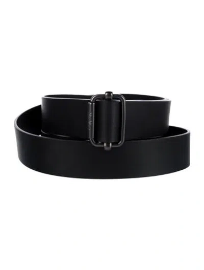 Pre-owned Max Mara Wrap Belt Leather Belt Kit In Black