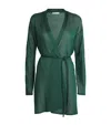 Max Mara Wrap Cardigan In Green
