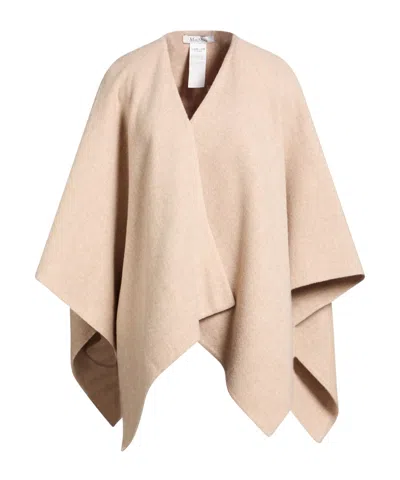 Max Mara Wrap Cloaks In Nude