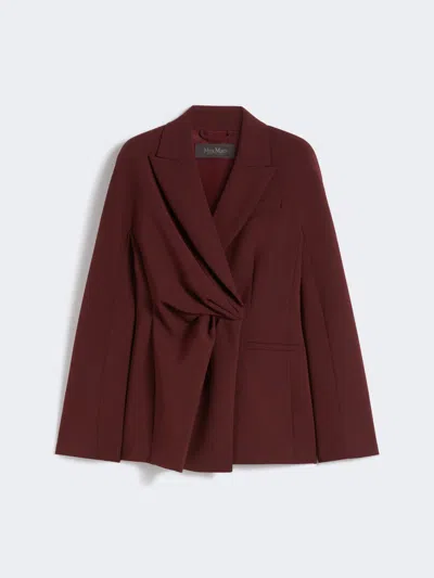 MAX MARA WRAP JACKET IN CADY