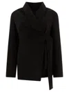 Max Mara Comma Piano Jacket In Black