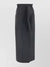 Max Mara Wrap Skirt With Side Pockets And Elastic Waistband