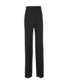 Max Mara Wrinkled Casual Pants In Black