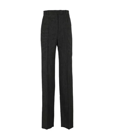 Max Mara Wrinkled Casual Pants In Black
