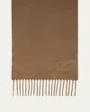Max Mara Maxmara Cashmere Stole In Tobacco