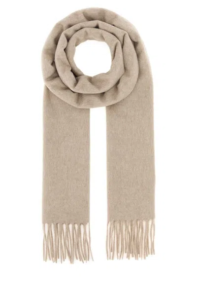 Max Mara Beige Carryover Solid Scarves In Neutral