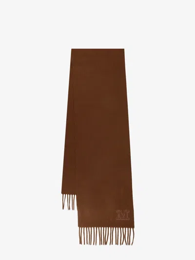 Max Mara Wsdalia Cashmere Scarf In Brown
