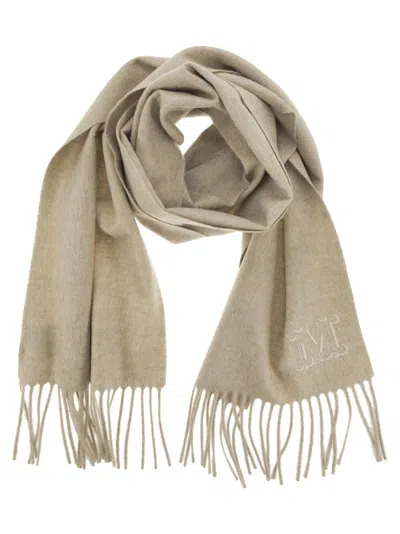 Max Mara Wsdalia Cashmere Scarf In Neutral