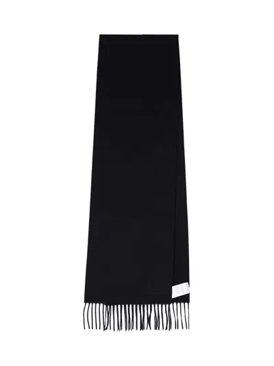 Max Mara Wsdalia Cashmere Scarf In Black