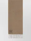 Max Mara 'wsdalia' Cashmere Scarf Fringed Edges