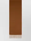 Max Mara 'wsdalia' Cashmere Stole Embroidered 'monogram' In Brown