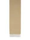 Max Mara Wsdalia Cashmere Stole With Beige Monogram Embroidery