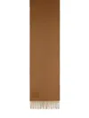 Max Mara 'wsdalia' Cashmere Stole With Brown 'monogram' Embroidery Women