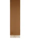 Max Mara 'wsdalia' Cashmere Stole With Brown 'monogram' Embroidery Women