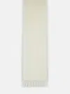 Max Mara 'wsdalia' Optical White Cashmere Scarf