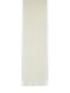 Max Mara Wsdalia Optical White Cashmere Scarf In White