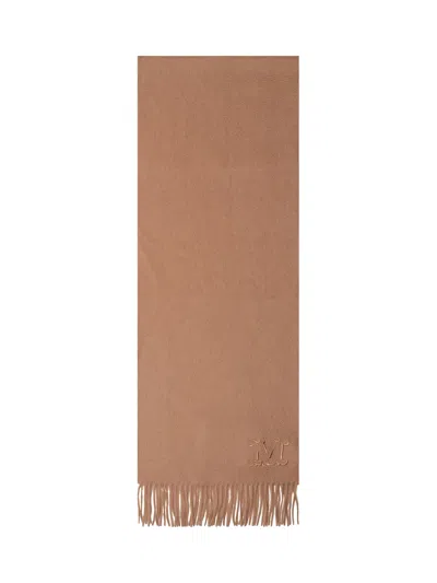 Max Mara Wsdalia Stola 100% Cashmere Scarf In Cammello
