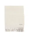 Max Mara Embroidered Hem Fringe Scarf For Women
