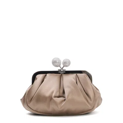 Max Mara X Weekend Beige Satin Small Pastry In Neutrals
