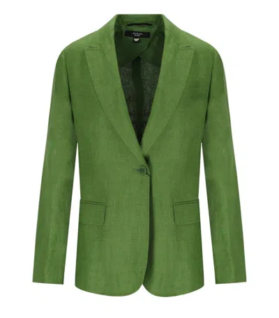 Max Mara X Weekend Nalut Green Single-breasted Blazer