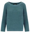Max Mara Xeno Blue Jumper In Multi