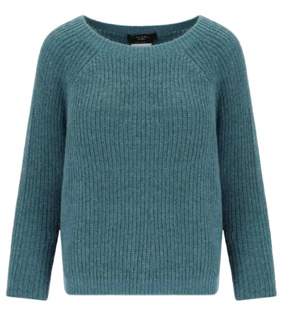 Max Mara Xeno Blue Jumper In Multi