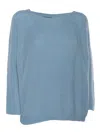 Max Mara Xeno Light Blue Sweater/tank/top In Light Blue