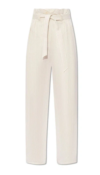 MAX MARA MAX MARA XERO STRIPED STRAIGHT LEG TROUSERS