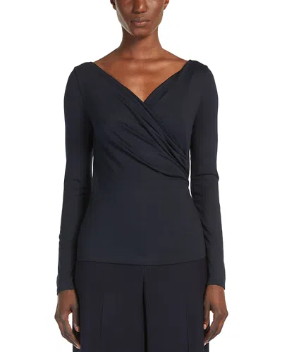 Max Mara Yale Top In Ultramarin