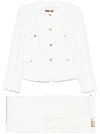 Max Mara Yana Suit In White