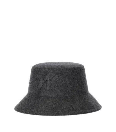 Max Mara Yaqui Grey Hat In Gray