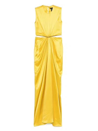 Max Mara Yellow Panaro Dress