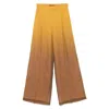 Max Mara Baffo Silk Trousers With Shaded Effect