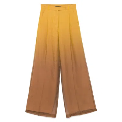 MAX MARA YELLOW PANTS