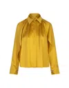 Max Mara Yellow Salice Shirt In Yellow