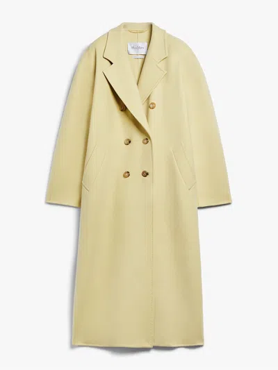 Max Mara Yellow Wool Blend Double Breasted Jacket For Women – Ss23