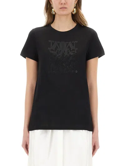 Max Mara "young" T-shirt In Black