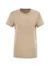 Max Mara Maxmara Mxmgiovane T Shirt With Monogram Logo In Neutral