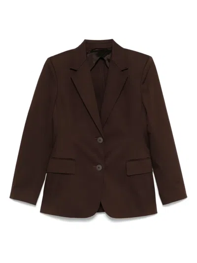 Max Mara Yuppy Blazer In Brown