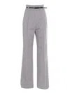 Max Mara Zac Medium Grey Long Trouser In Gray